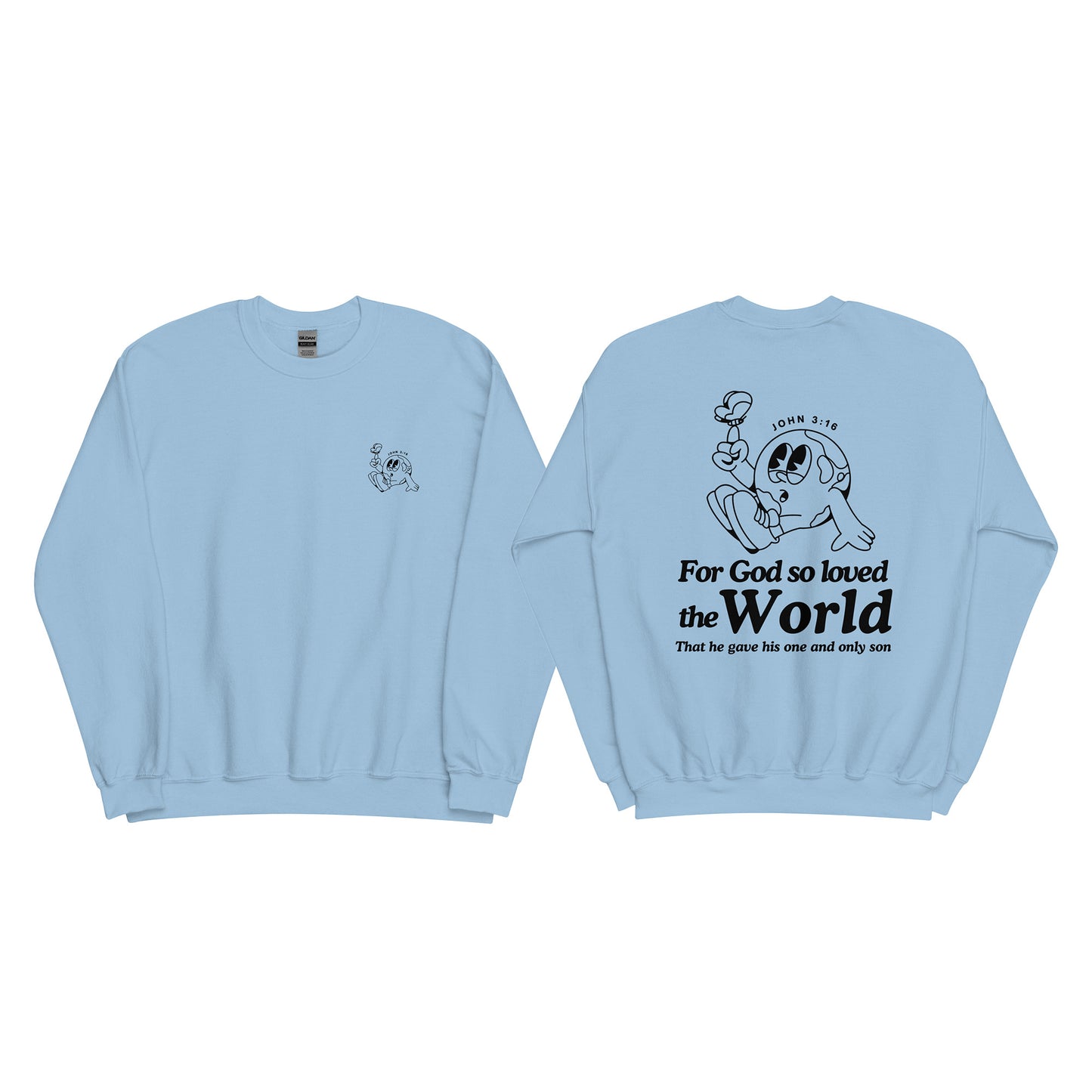 Christian Faith Based Sweater "John 3:16" Unisex