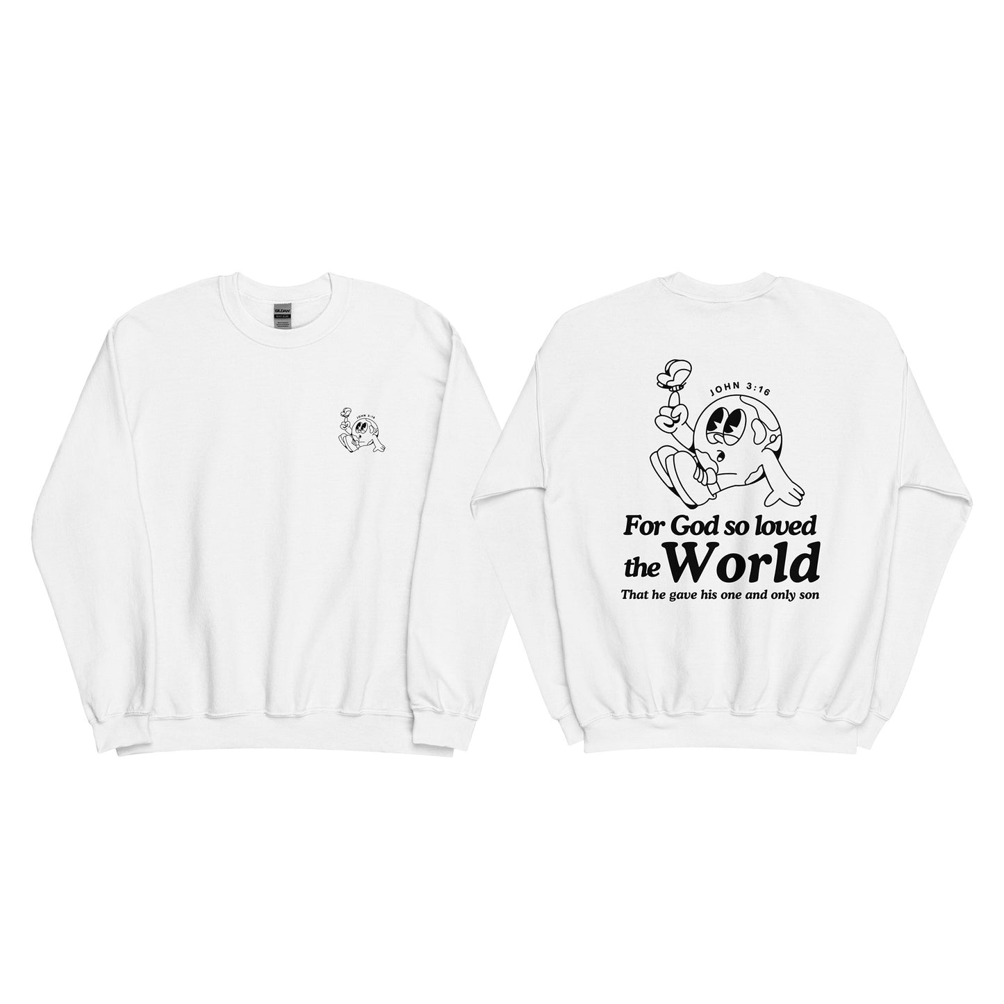 Christian Faith Based Sweater "John 3:16" Unisex