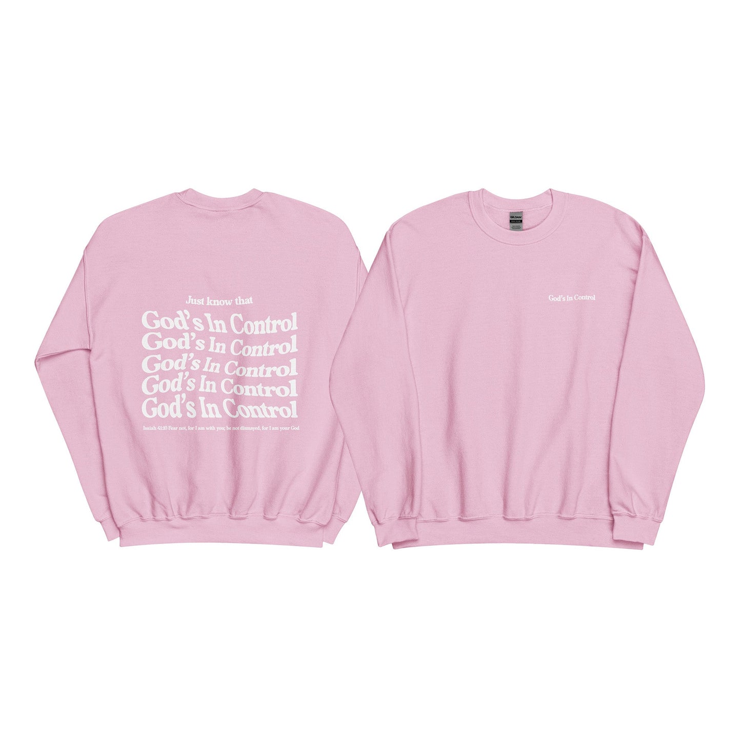 Christian Sweater "God's in control" Unisex