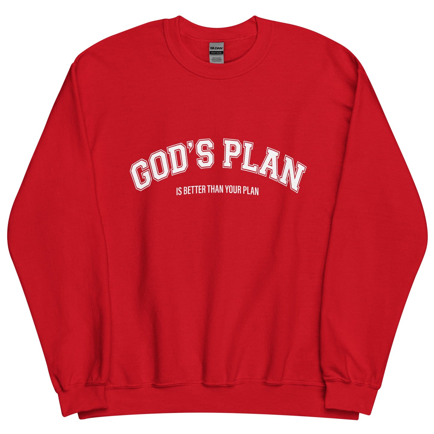 Christian Sweater "God's Plan is Better Than Your Plan" Unisex