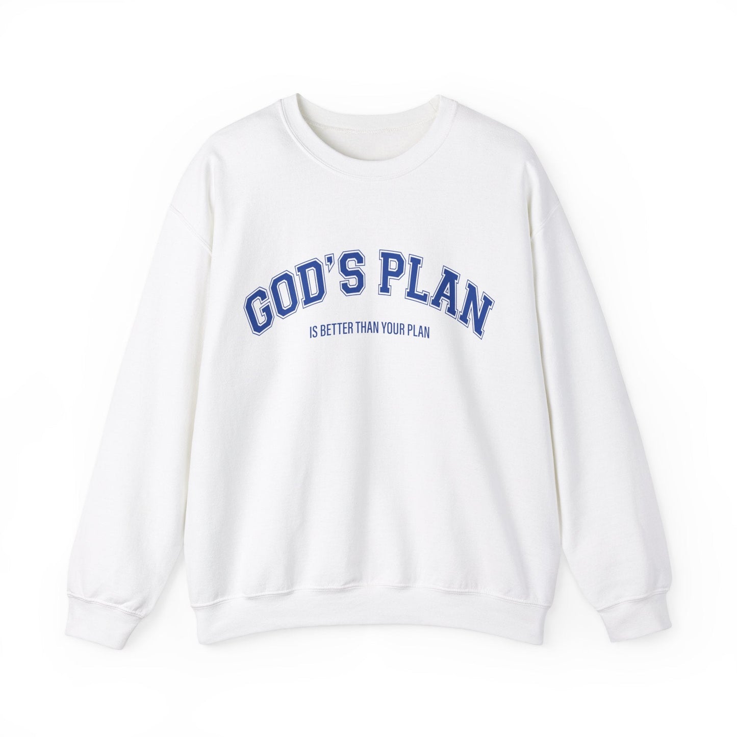 Christian Sweater "God's Plan is Better Than Your Plan" Unisex