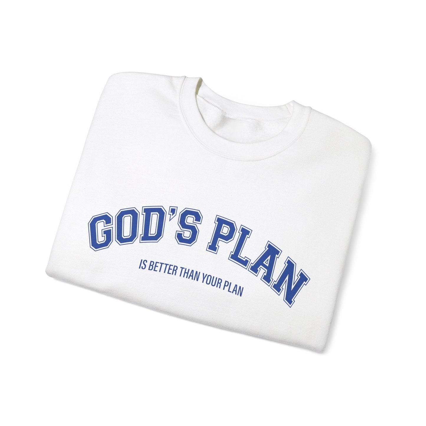 Christian Sweater "God's Plan is Better Than Your Plan" Unisex