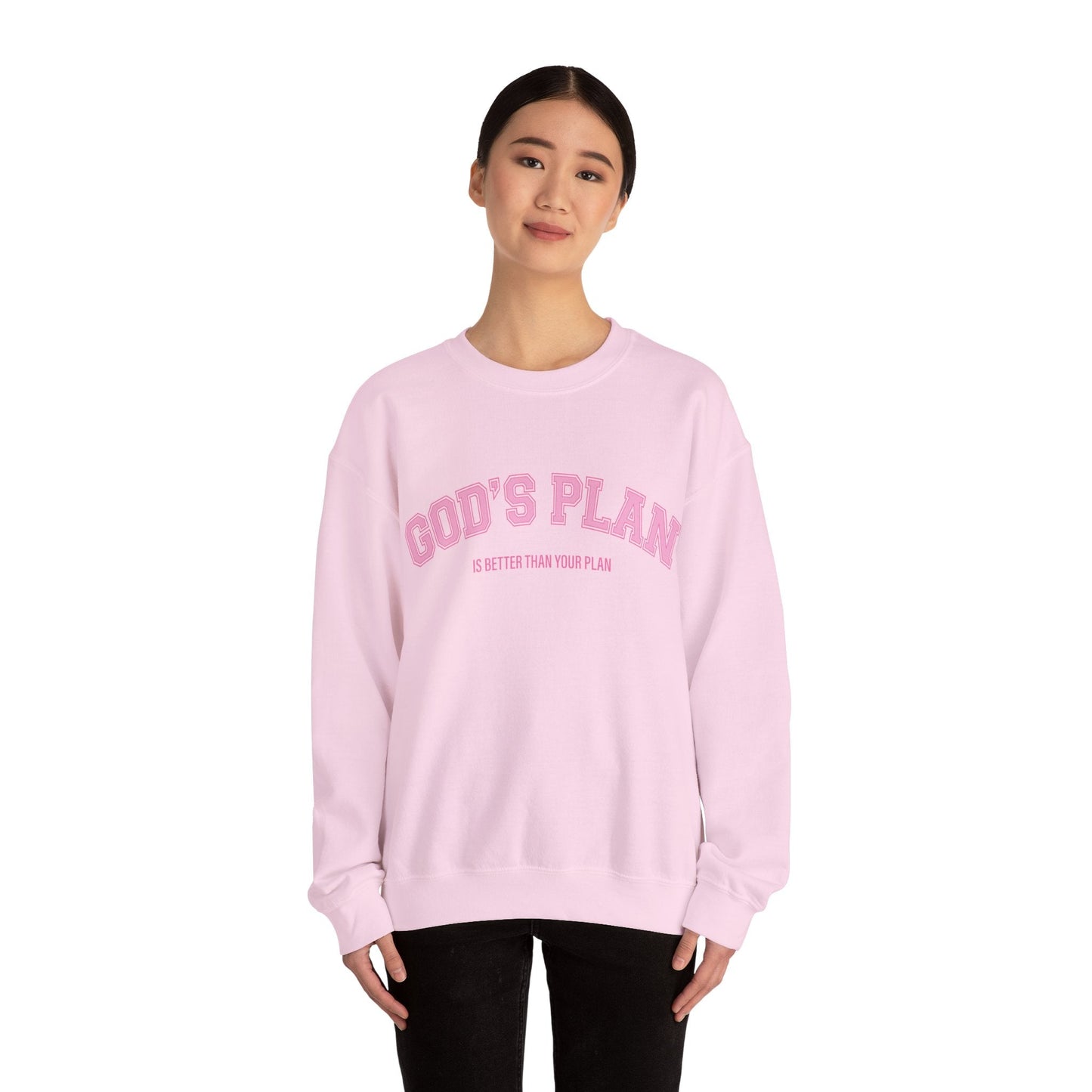 Christian Sweater "God's Plan is Better Than Your Plan" Unisex