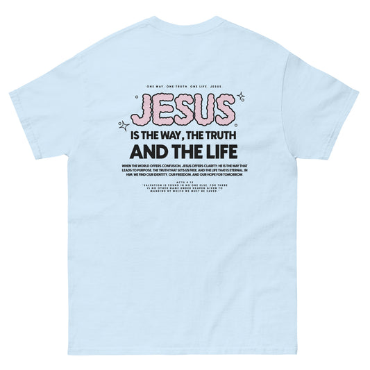 Christian T-shirt "Jesus is the way, the truth and the life" Unisex