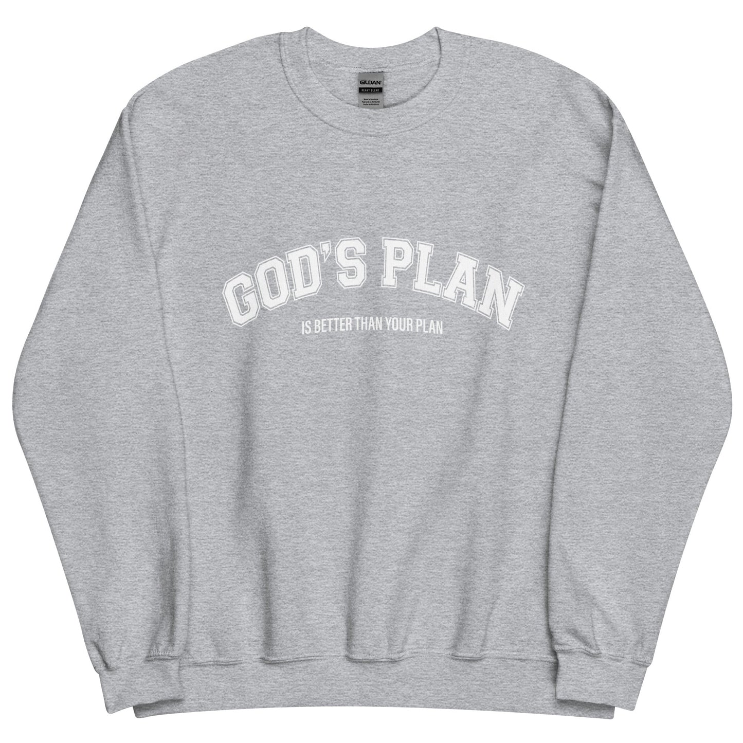 Christian Sweater "God's Plan is Better Than Your Plan" Unisex