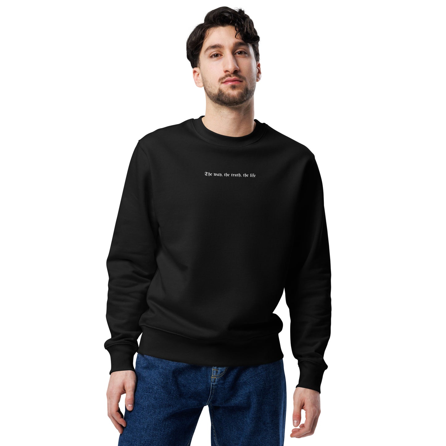 Christian Sweater "Jesus is the way, the truth and the life" Version 2. Unisex