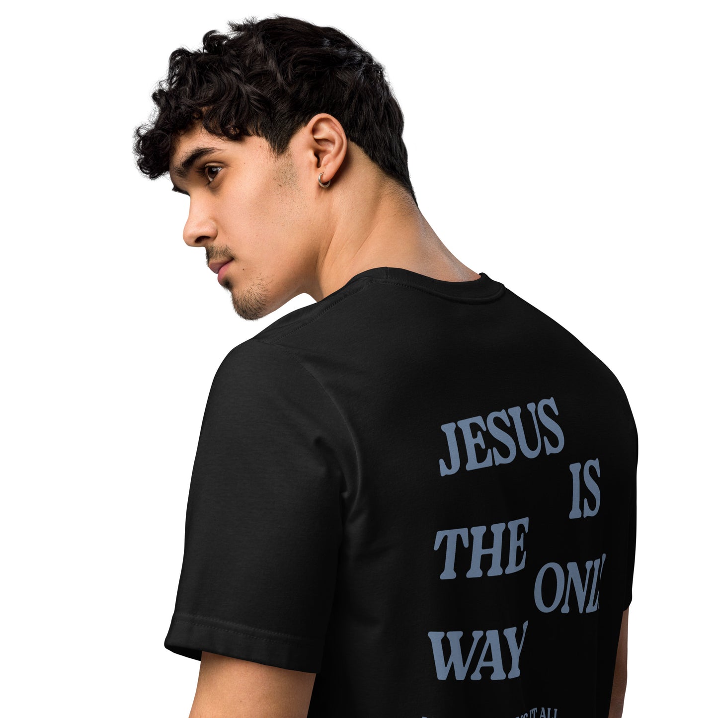 Christian T-shirt "Jesus is the only way"